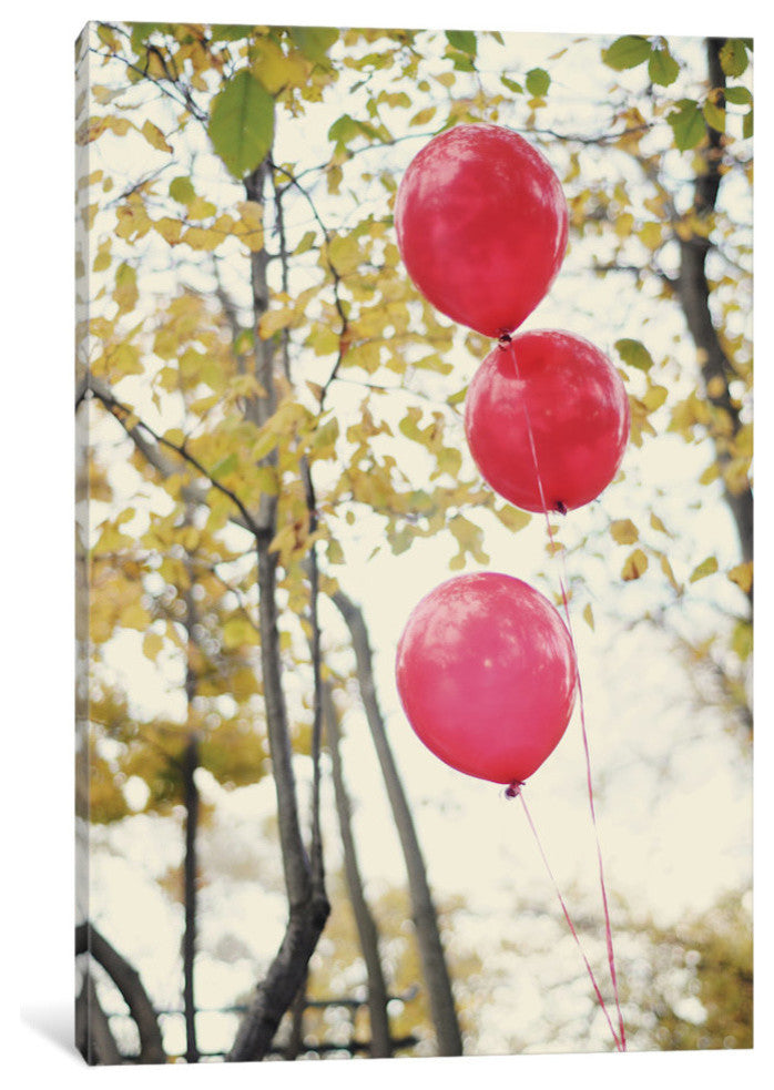 "Can You See The Red Balloons" by Chelsea Victoria, 26x18x1.5