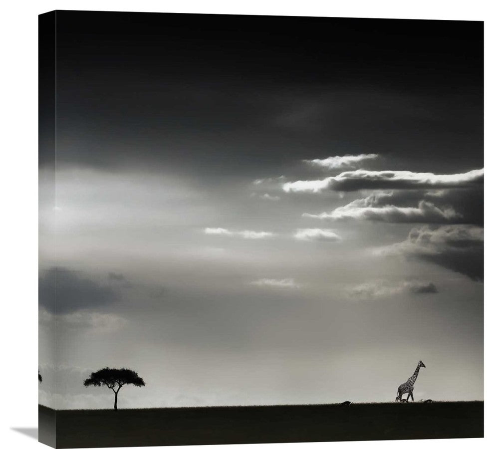 "15 Minutes Of Happiness" Stretched Canvas Giclee by Piet Flour, 22"x22"