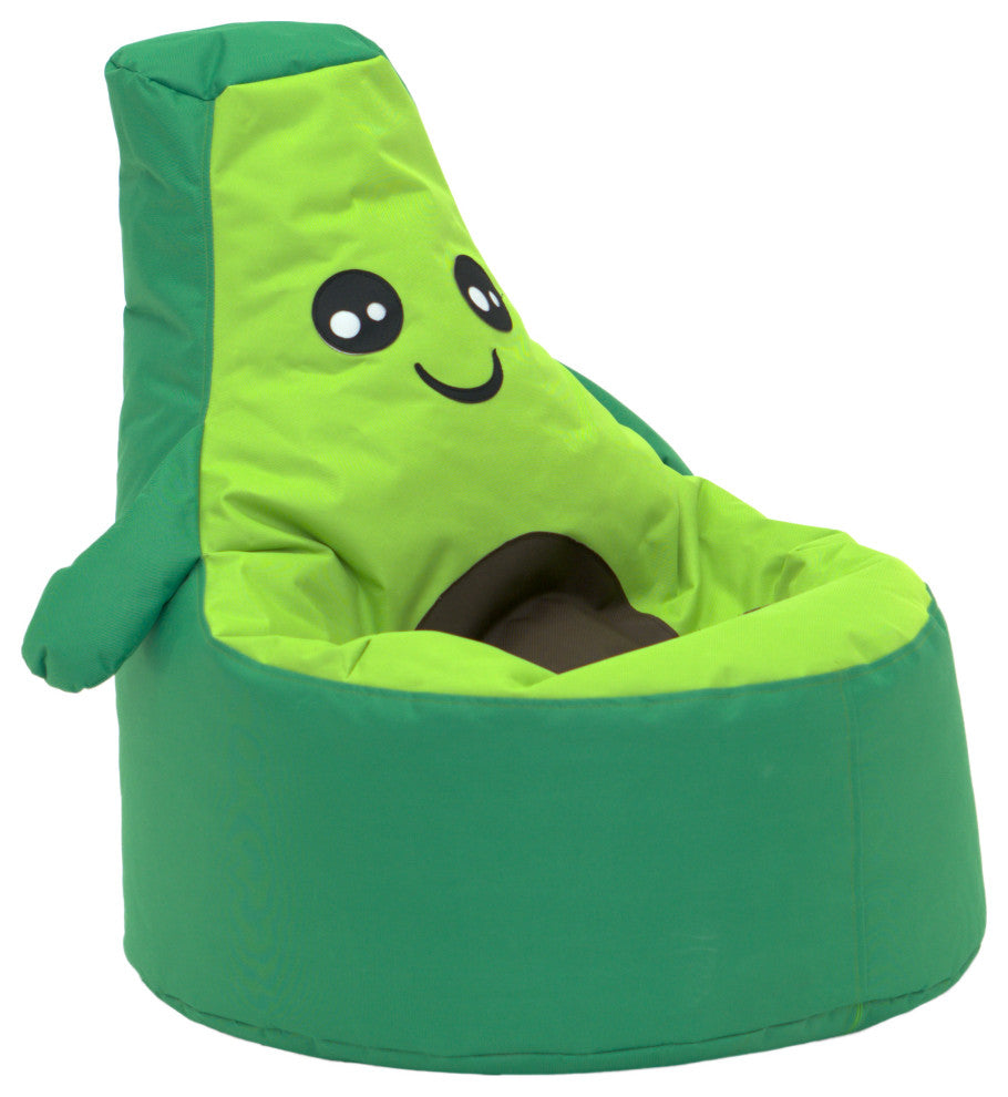 Kids Bean Bag Chair, Avocado