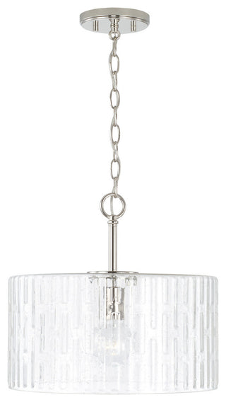 Capital Lighting 241311 Emerson 15"W Semi-Flush Drum Ceiling - Matte Black