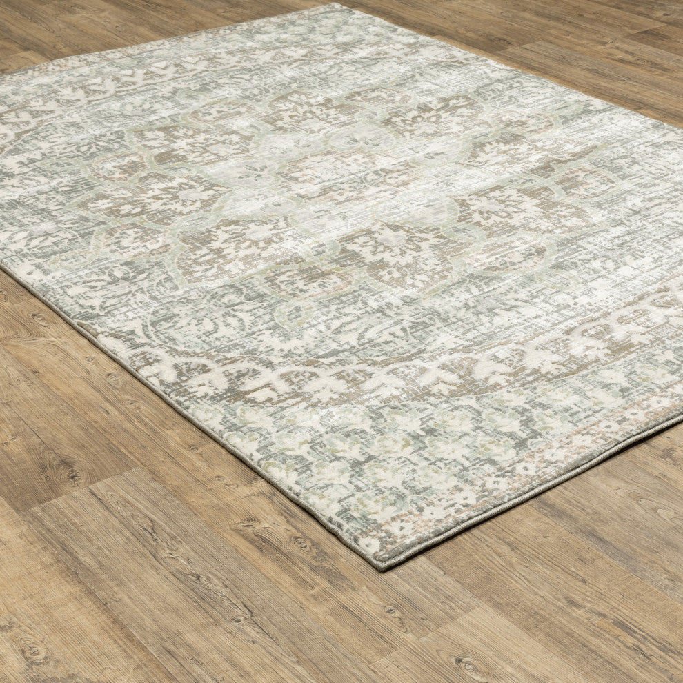 Oriental Weavers Capistrano Indoor Rug Ivory/ Grey 5'3" X 7'6"