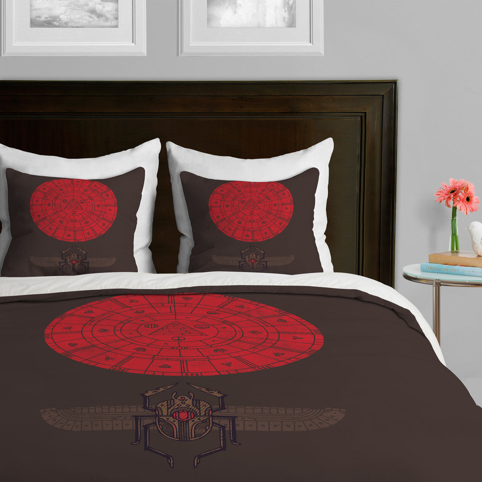 Deny Designs Hector Mansilla Sacred Sun Duvet Cover - Lightweight