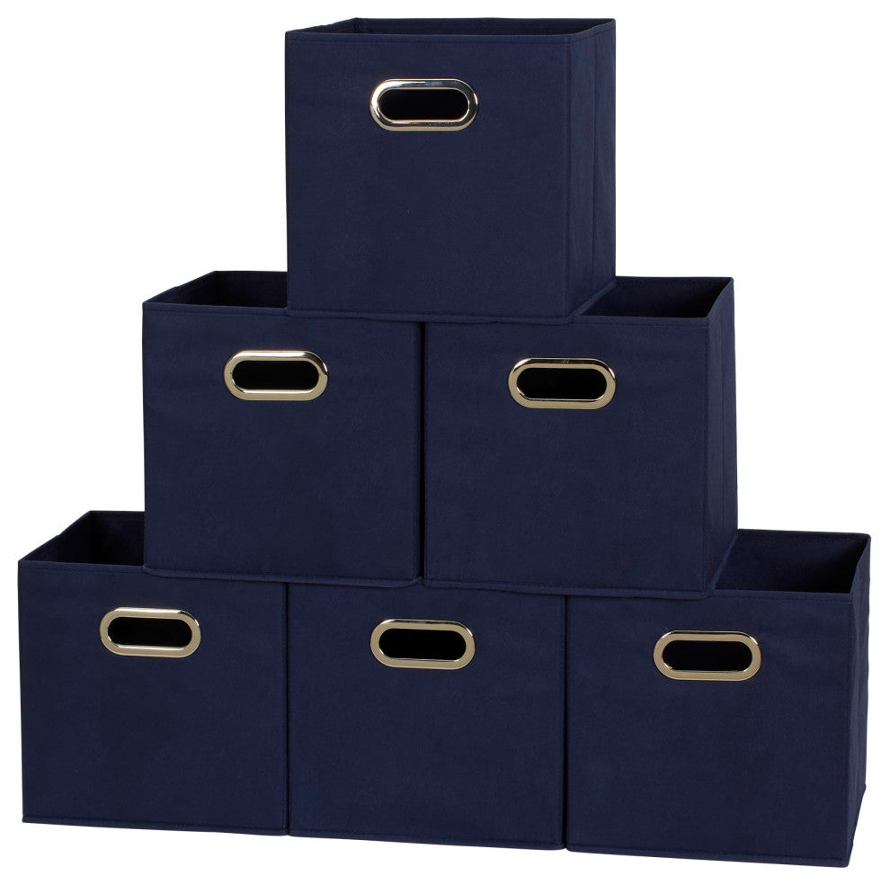 Fabric Storage Bins 6 Piece Set