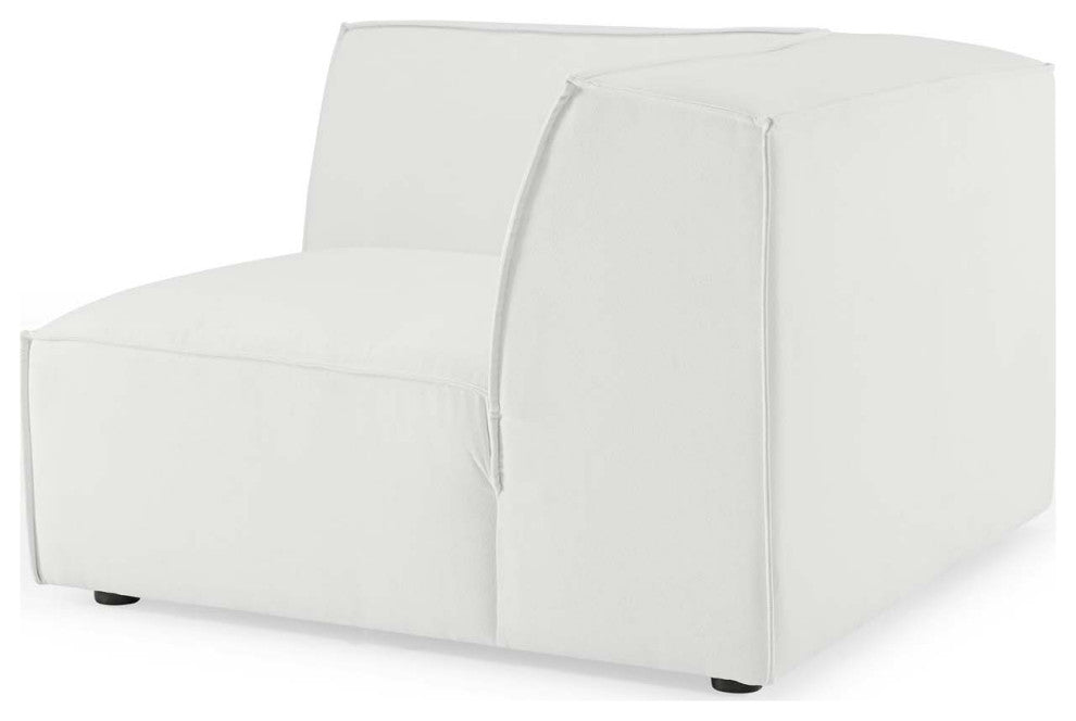 Modular Sectional Sofa Set, White, Fabric, Modern, Lounge Hotel Hospitality