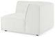 Modular Sectional Sofa Set, White, Fabric, Modern, Lounge Hotel Hospitality