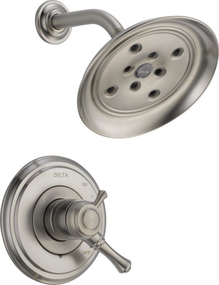 Delta Cassidy Monitor 17 Series H2Okinetic Shower Trim, Stainless, T17297-SS