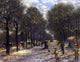 Jean-Francois Raffaelli Lane of Trees on the Champs-Elysees Wall Decal
