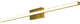 Barlow 36" LED Vanity, 3000K 30W 120V, Satin Brass
