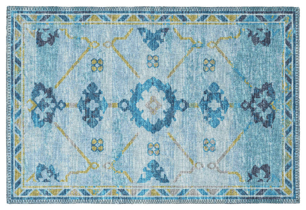 Indoor/Outdoor Sedona SN16 Riverview Machine Washable 1'8" x 2'6" Rug