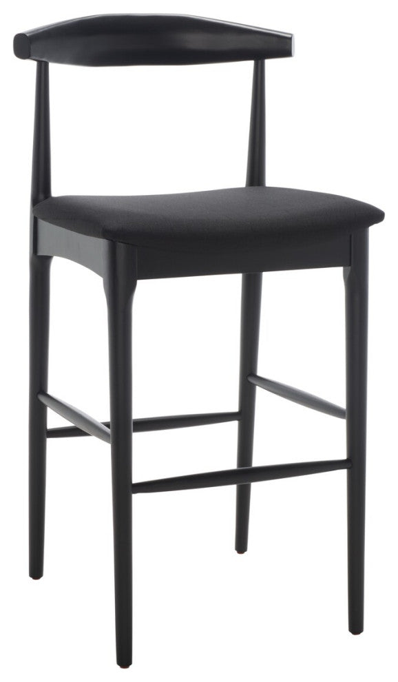 Safavieh Lionel Retro Barstool, Black