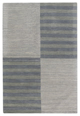Jaipur Transitional Area Rug, Gray and Ivory, 5'x7'