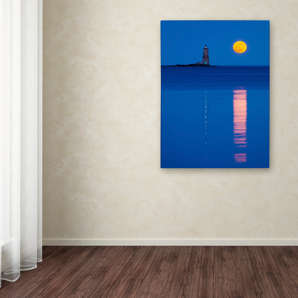 Michael Blanchette 'Moon Reflections' Canvas Art, 32x24