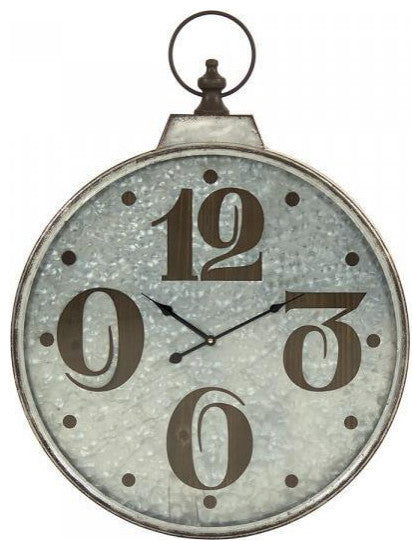Industrial Wall Clock With Handle