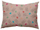 Bunnies and Eggs Easter Decorative Lumbar Pillow, Sunwashed Red, 14x20"