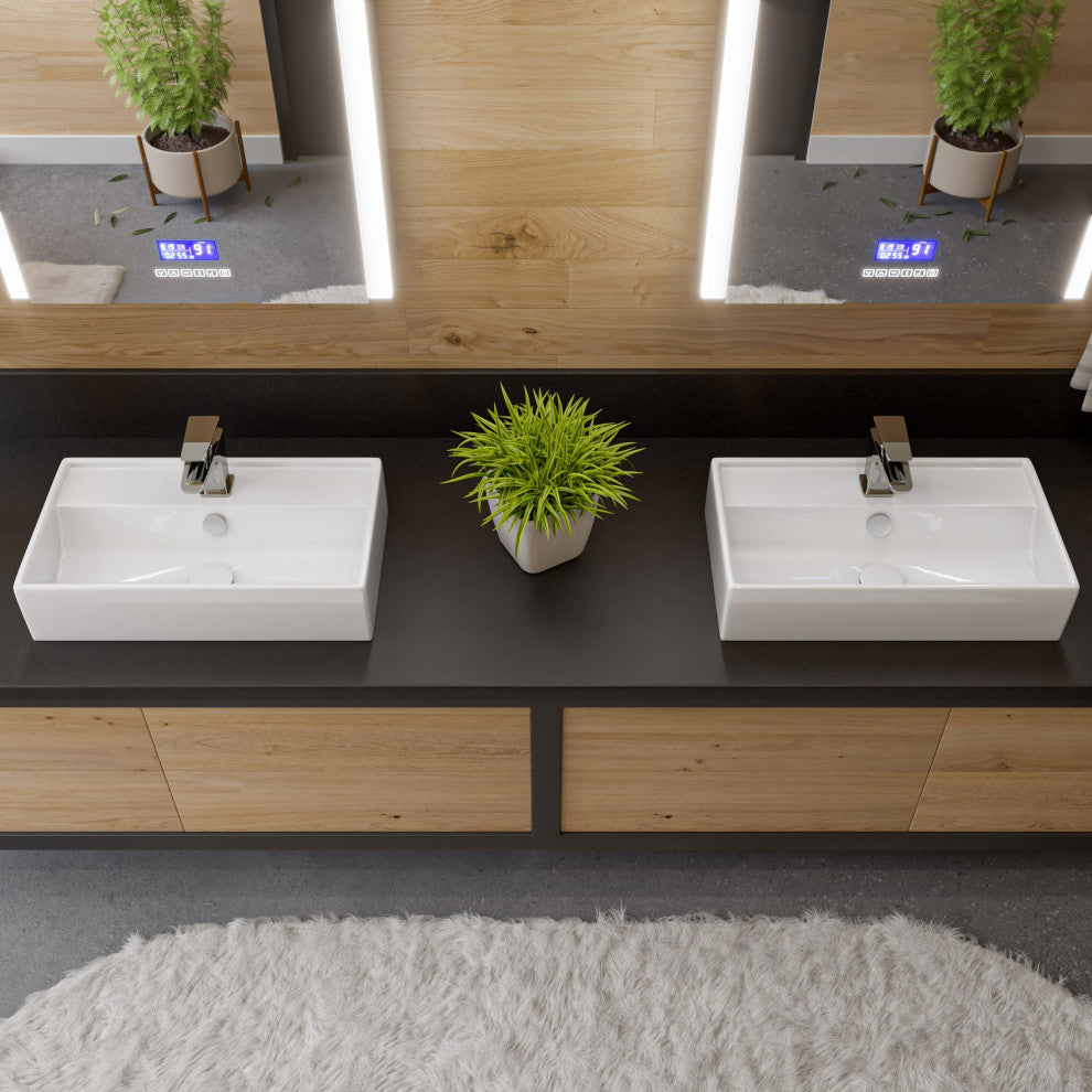White Ceramic Mushroom Top Pop Up Drain for Sinks With Overflow
