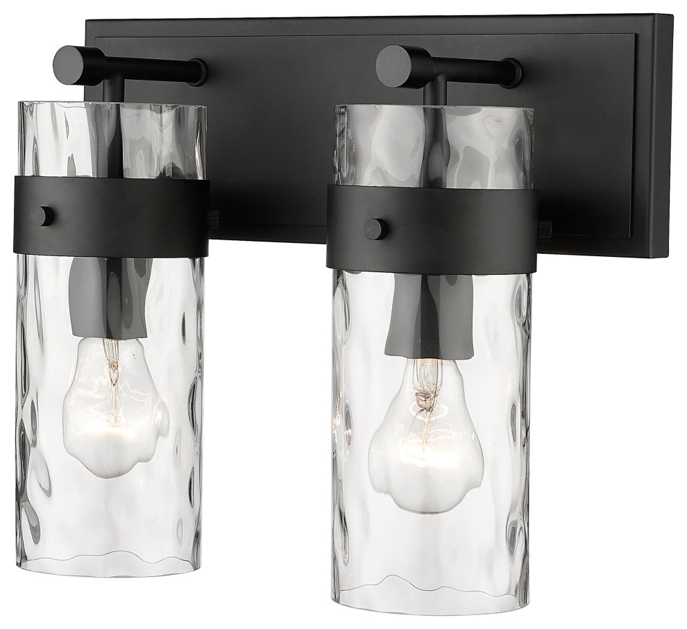 Zlite 3035-2V-MB 2-Light Vanity, Clear