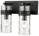 Zlite 3035-2V-MB 2-Light Vanity, Clear