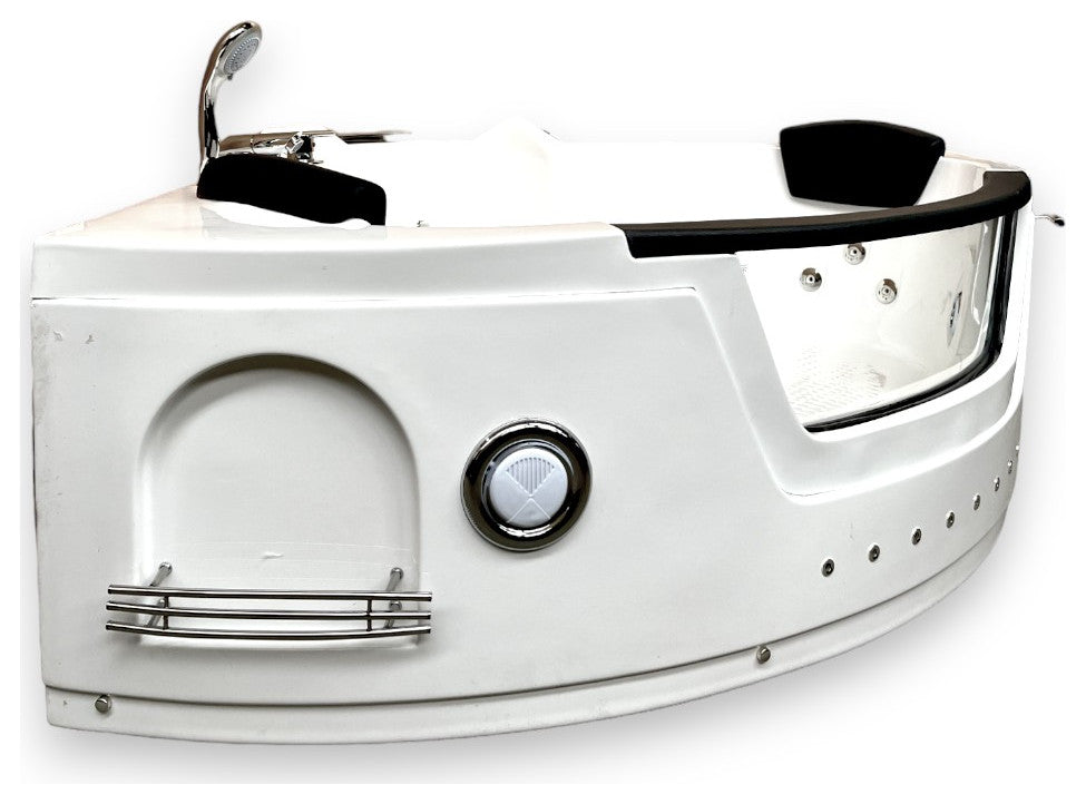 Whirlpool Bathtub 59"x59" Double Pump Heater, Santangels