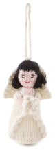Asian Bride Hand Knit Wedding Ornament. Bridal Shower Gift.