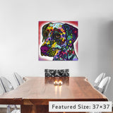 "Dalmatian" Wrapped Canvas Art Print, 26x26x1.5