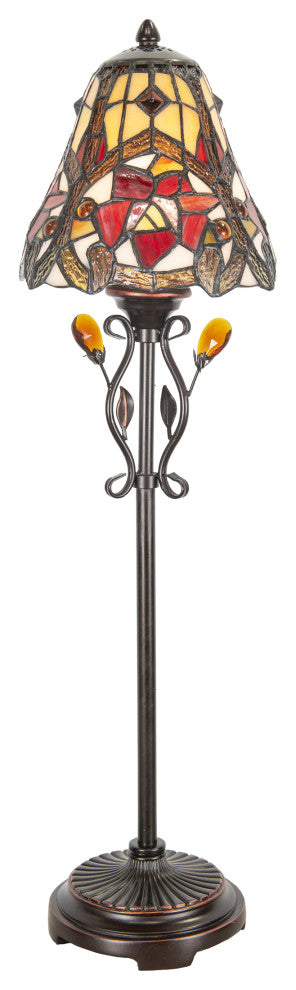 Jeweled Vine Tiffany Buffet Lamp