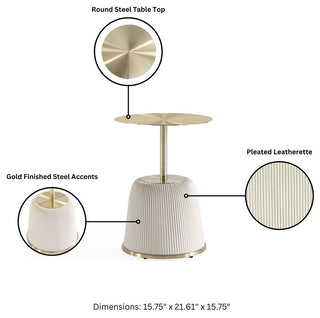 Modern Anderson Coffee Table, End Table & End Table Upholstered