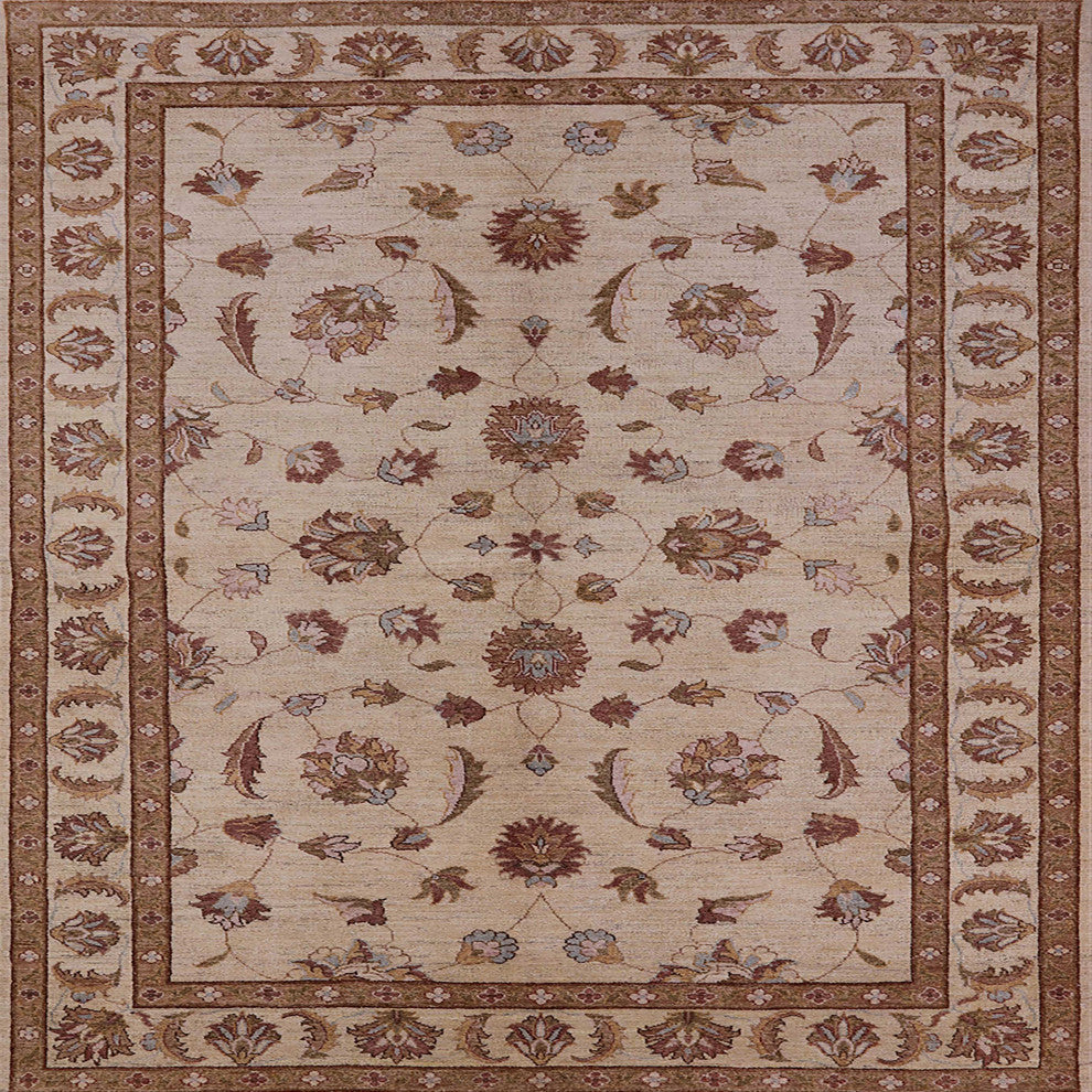 Ahgly Company Indoor Square Mid-Century Modern Area Rugs, 4' Square