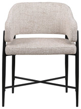 Dame Upholstered Dining Chair, Beige