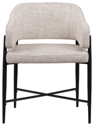 Dame Upholstered Dining Chair, Beige