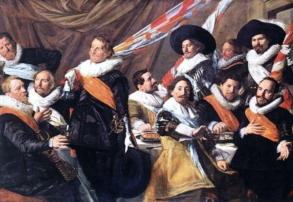 Frans Hals Banquet of the Officers of the St George Wall Decal