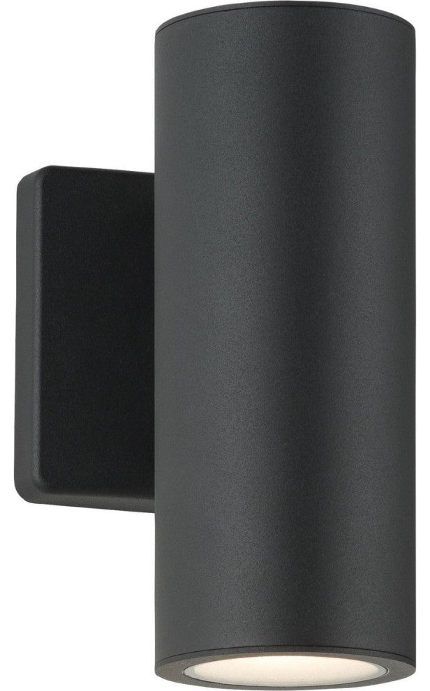 3" Outdoor Wall Mount Outdoor Cylinder Light, 2-Light