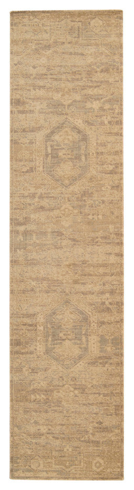 Nourison Silken Allure Area Rug, Sand, 2''5"x10''