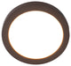 Round LED Energy Star Flush Mount, Bronze