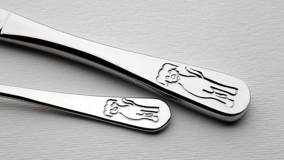 BON TON Dog Children 4-Piece Flatware Set