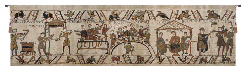 Bayeux Banquet Belgian Wall Tapestry