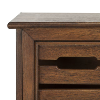 Safavieh Leon Hanging 3 Drawer Wall Rack, Honey