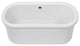 Freestanding Soaker, White 58x32.75x21.5