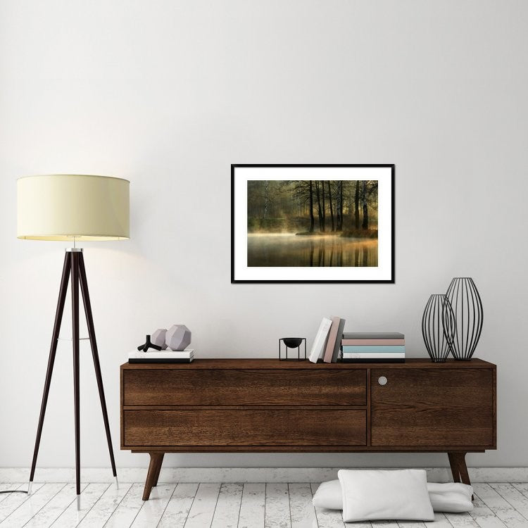 "Silent Light." Framed Digital Print by Agnieszka Jankowska, 38"x28"