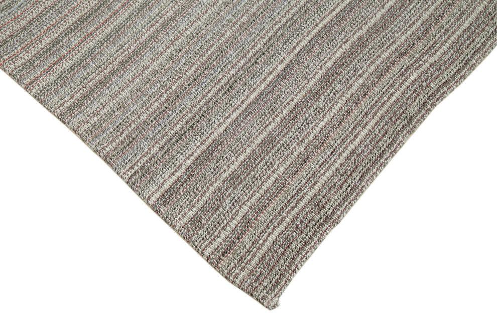 Rug N Carpet - Handmade Turkish 6' 7'' x 11' 6'' Decorative Wool Kilim Rug