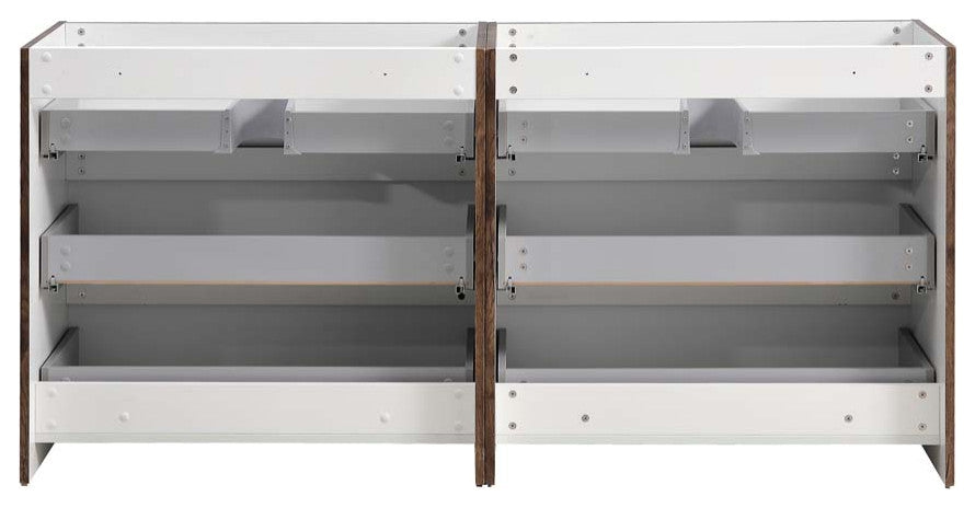 Fresca Lazzaro 72" Rosewood Double Sink Cabinet