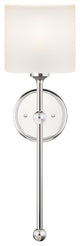 Sequoia 1-Light Wall Sconce FSN-4331-OPAL-CROM, Polished Chrome