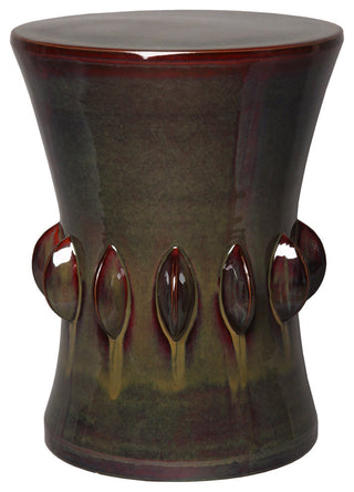 Jewel Stool,  Green Kelp