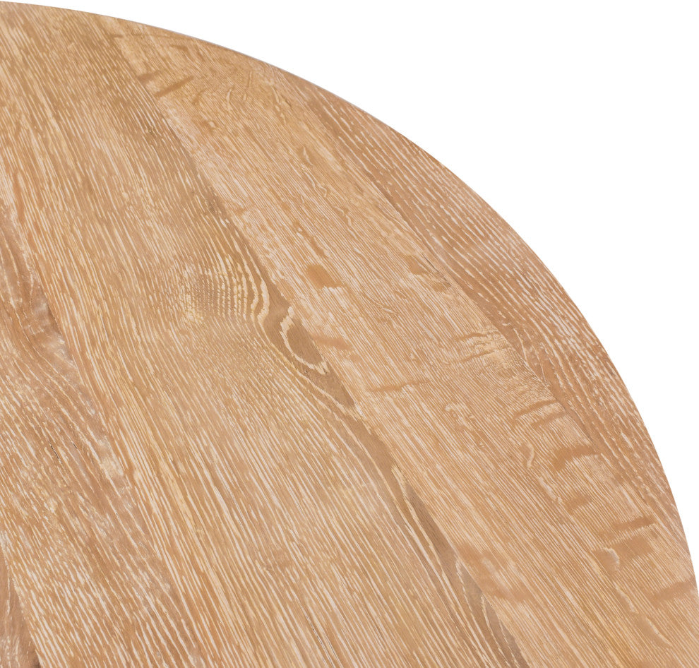 Linette Dining Table, Solid White Oak Wood