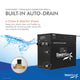 Black Series Wifi/Bluetooth 12kW QuickStart Steam Bath Set, Brushed Nickel