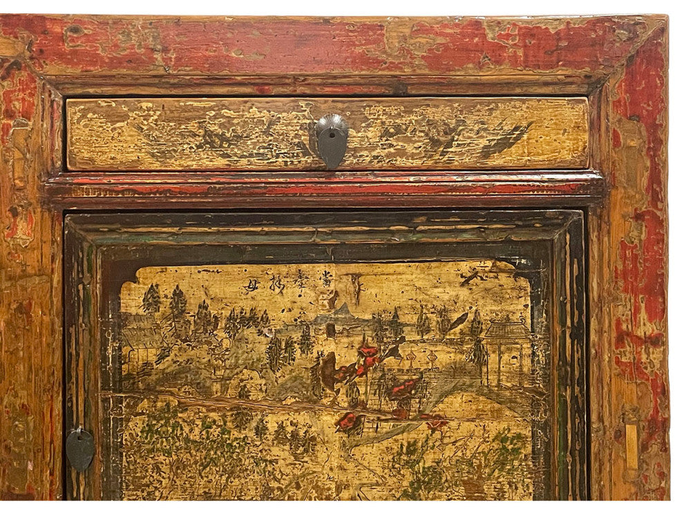 Consigned Late 19th Century Antique Chinese Mongolia Credenza, Sideboard, Buffet