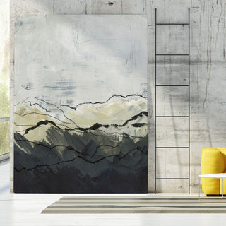 "Winter Mountains I" Fine Art Giant Canvas Print, 54"x72"