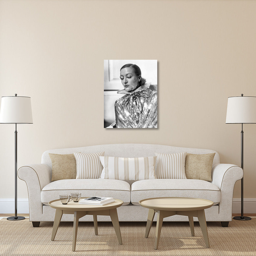 "Joan Crawford" Stretched Canvas Giclee by Hollywood Photo Archive, 31x40"