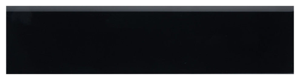 Battiscopa Glossy Black Ceramic Wall Trim