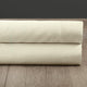 Gravity Ivory Italian Faux Linen Fabric Sample, 4Wx4L