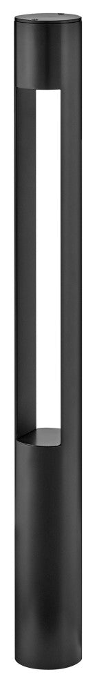 Hinkley Atlantis Round Large Bollard, Satin Black